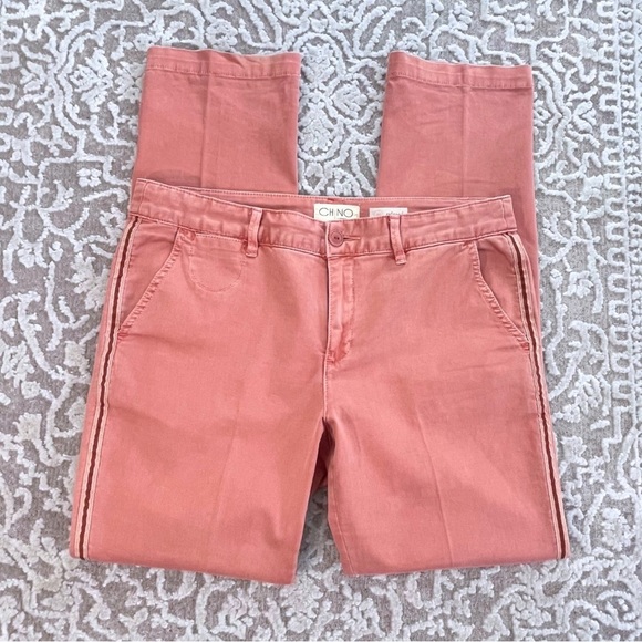 Anthropologie Relaxed Striped Chino Pants - Picture 7 of 16